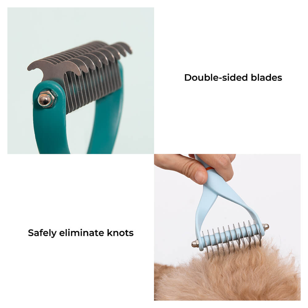 Pet Safe Dematting Comb Rake - Double Sided Blade – Pet Grooming Supplies (view 8) | Petix pet supplies for dogs and cats