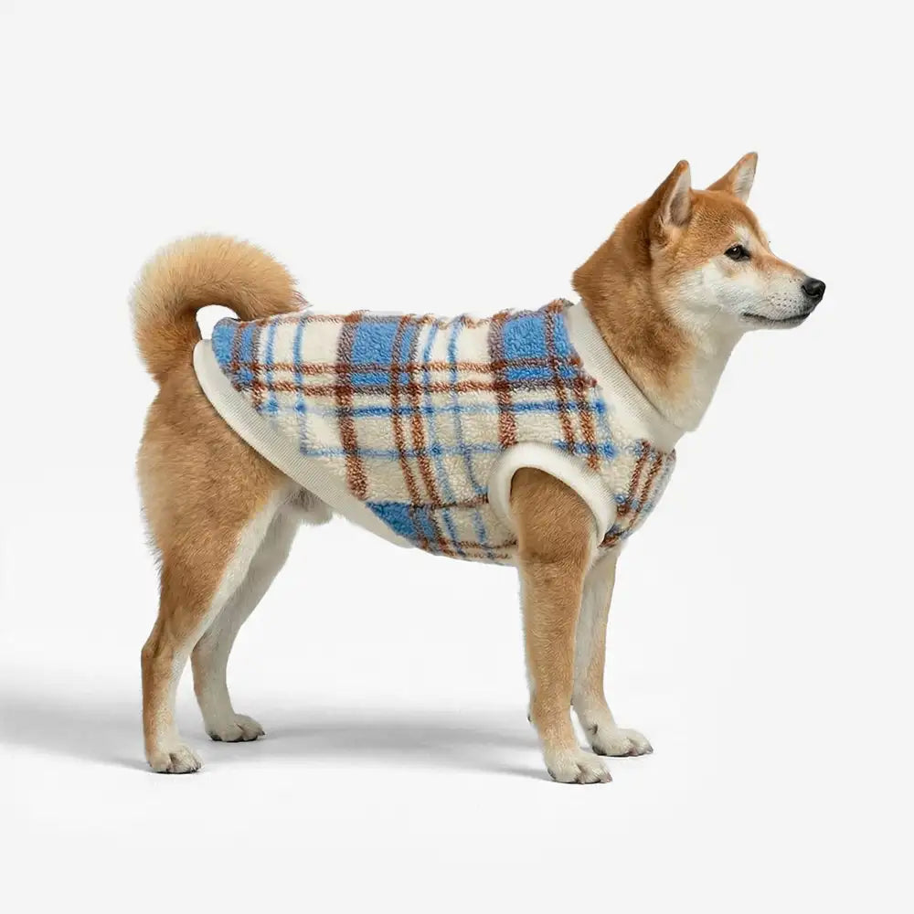 Plaid Comfortable Warm Plush Dog Sweater Suitable For All Breeds of Dogs – Dog Apparel… | Petix pet supplies for dogs and cats