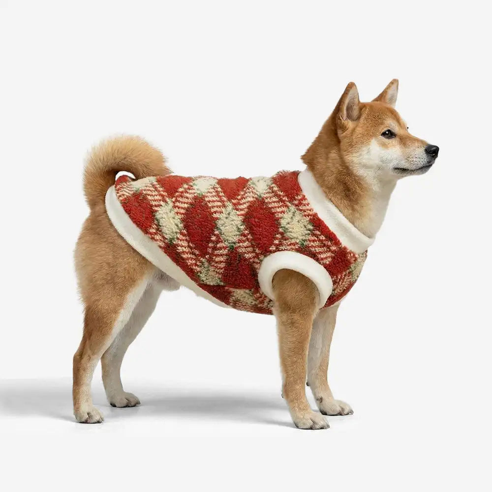 Plaid Comfortable Warm Plush Dog Sweater Suitable For All Breeds of Dogs – Dog Apparel… | Petix pet supplies for dogs and cats