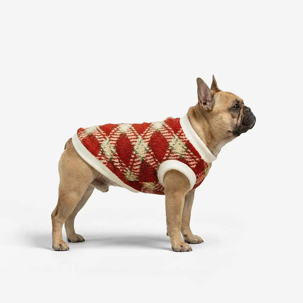 Plaid Comfortable Warm Plush Dog Sweater Suitable For All Breeds of Dogs – Dog Apparel… | Petix pet supplies for dogs and cats