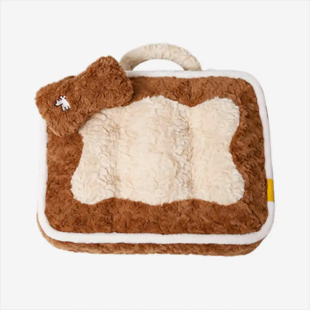Plush Color-Blocked Creative Bolster Pet Bed – Dog Beds (view 14) | Petix pet supplies for dogs and cats