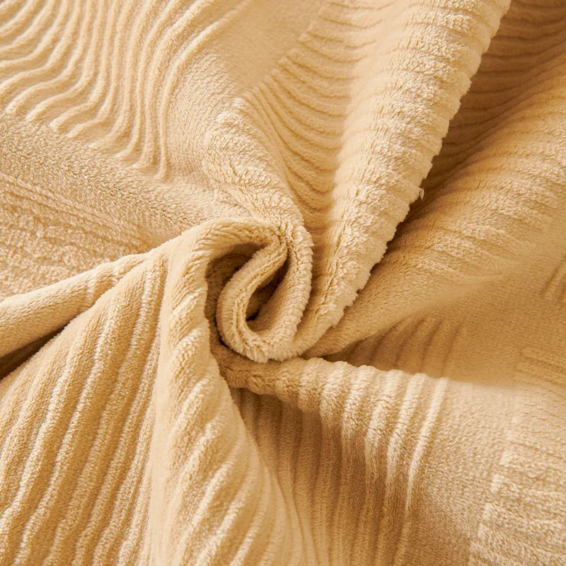 Plush Cream Geometric All Seasons Non-Slip Couch Cover – Couch Cover (view 13) | Petix pet supplies for dogs and cats