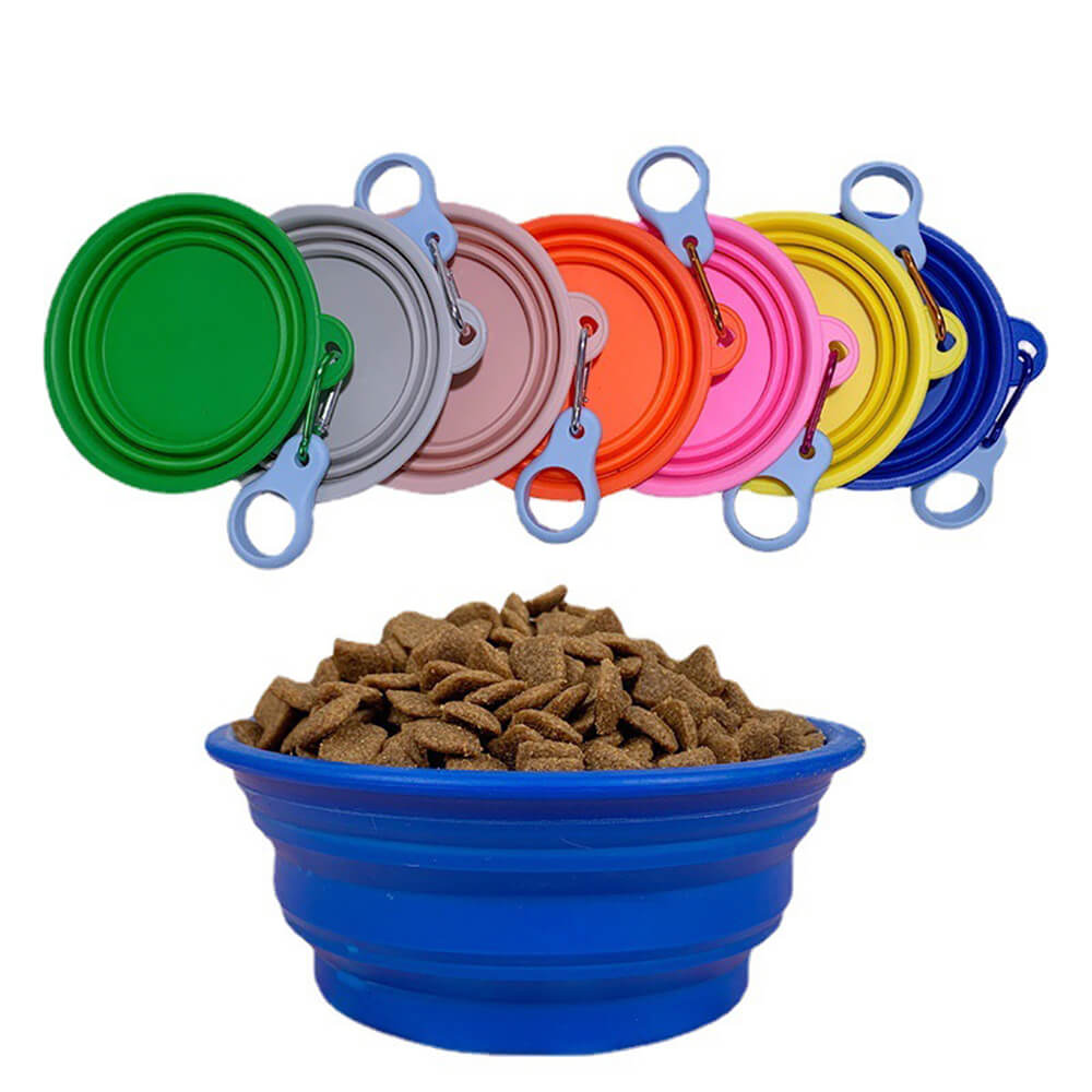 Portable Foldable Expandable Silicone Dog Food & Water Bowl – Pet Bowls, Feeders & Wat… | Petix pet supplies for dogs and cats