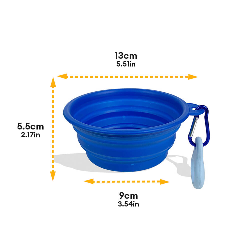 Portable Foldable Expandable Silicone Dog Food & Water Bowl – Pet Bowls, Feeders & Wat… | Petix pet supplies for dogs and cats