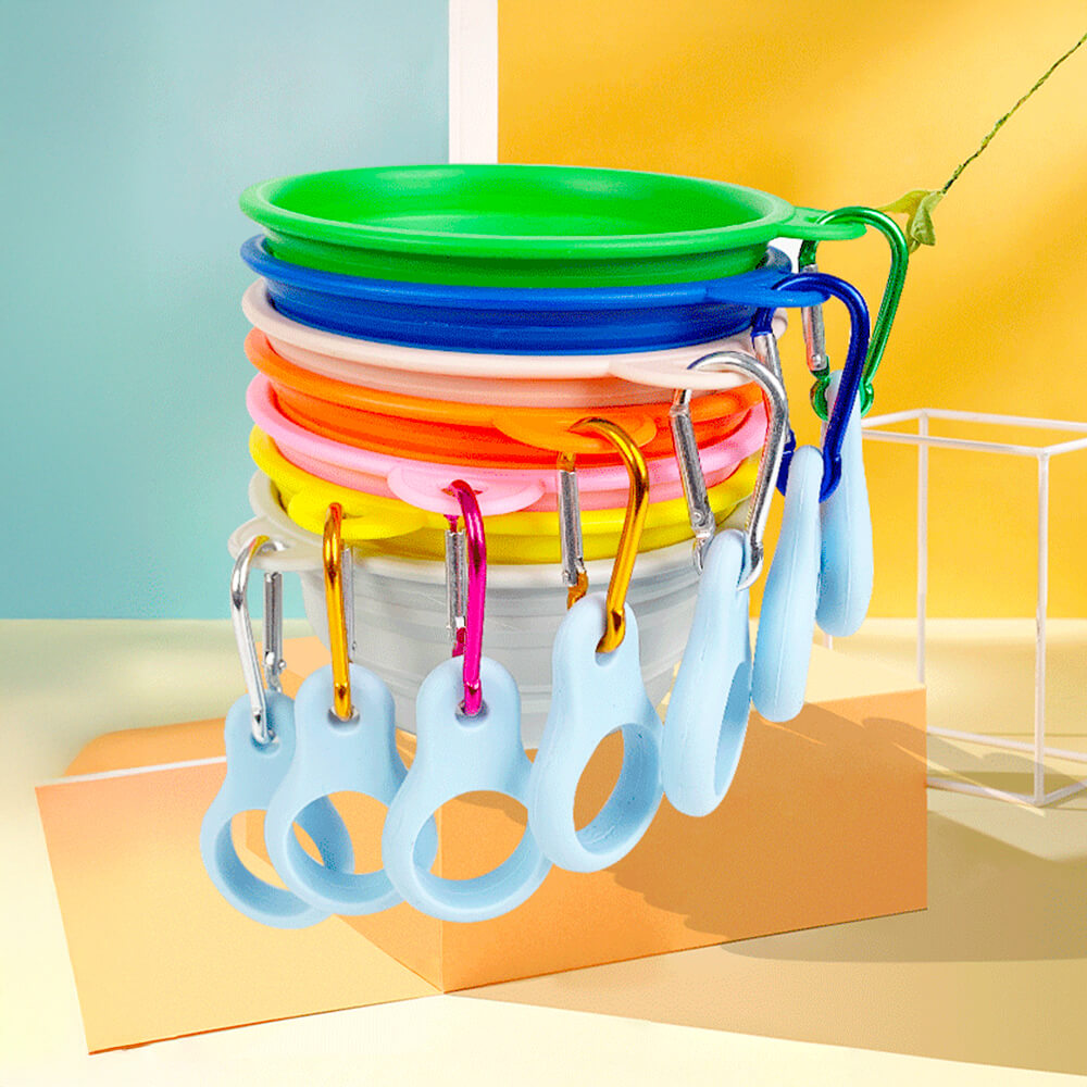 Portable Foldable Expandable Silicone Dog Food & Water Bowls – Pet Bowls, Feeders & Wa… | Petix pet supplies for dogs and cats