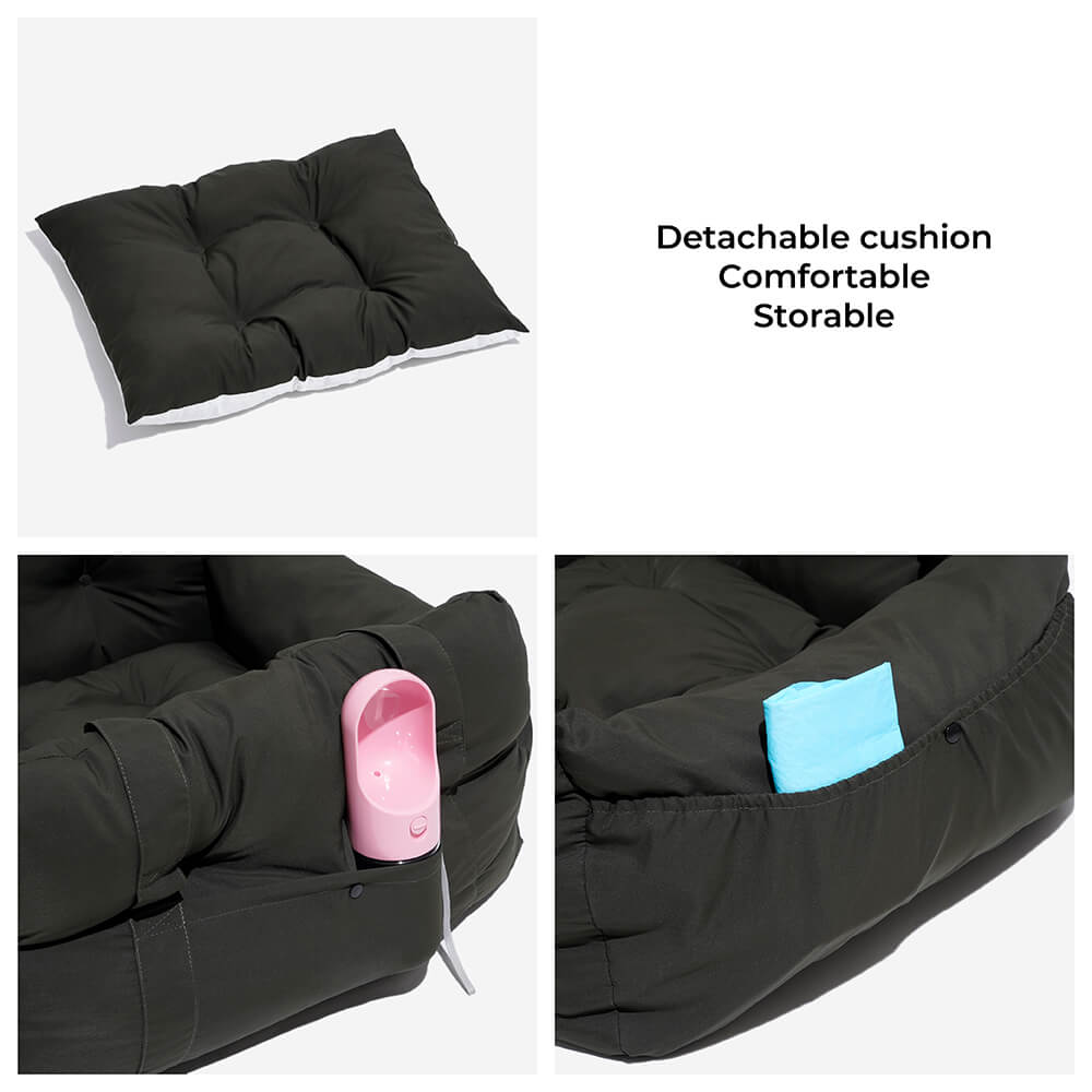 Portable ISOFIX Dog Car Seat Bed with LATCH System – Dog Car Seat (view 6) | Petix pet supplies for dogs and cats
