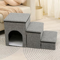 Portable Multi-Functional Foldable Dog Stairs with Storage and Condo – Dog Stairs (vie… | Petix pet supplies for dogs and cats