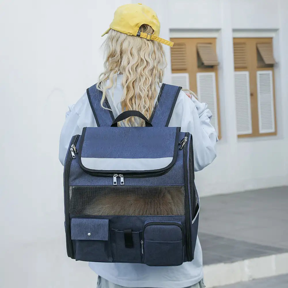 Portable Rolling Pet Backpack Carrier with Detachable Trolley Dog Cat Carrier – Pet Ca… | Petix pet supplies for dogs and cats