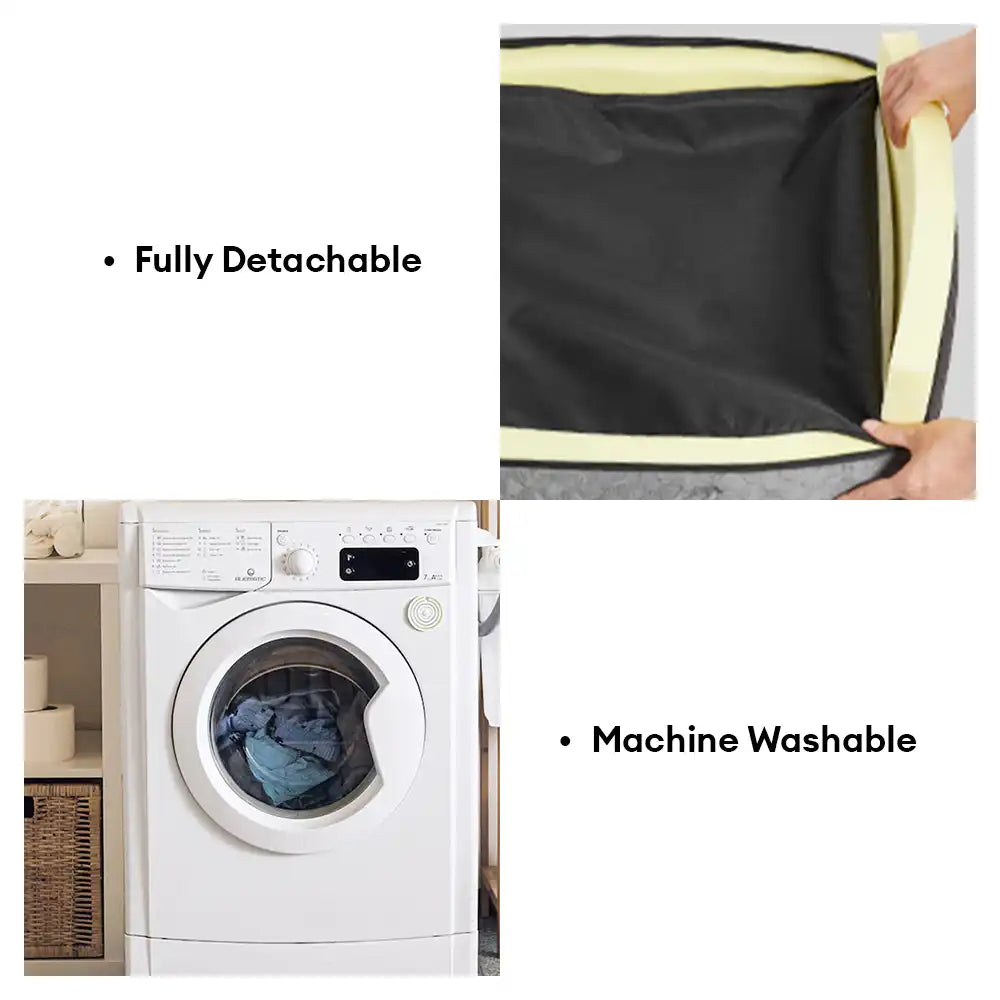 Portable Washable Travel Safety Large Dog Car Booster Seat Bed for Back Seat – Dog Car… | Petix pet supplies for dogs and cats