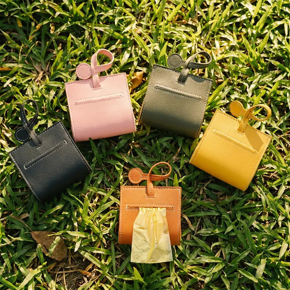 PU Leather Dog Poop Bag Dispenser – Pet Waste Bags & Dispensers & Holders (main) | Petix pet supplies for dogs and cats