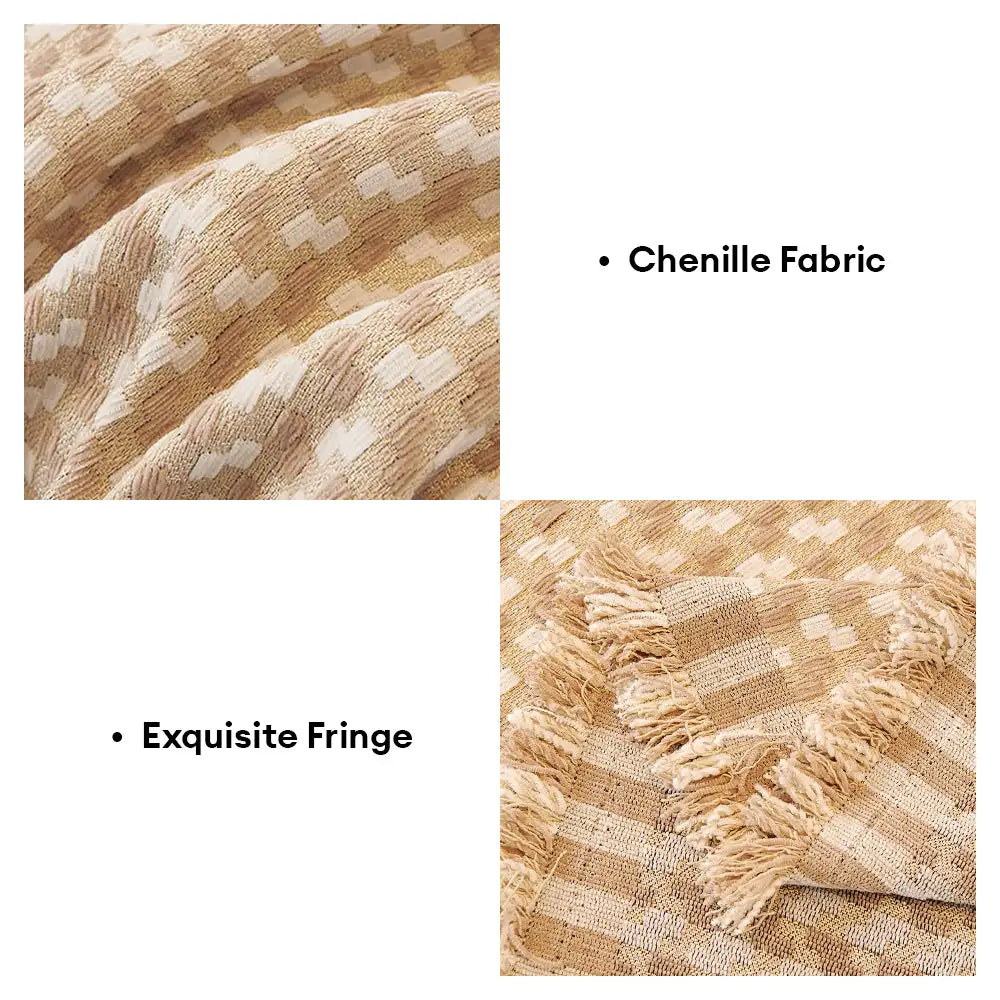 Puzzle Textured Chenille Scratch-Resistant Sofa Large Blanket Couch Cover – Couch Cove… | Petix pet supplies for dogs and cats