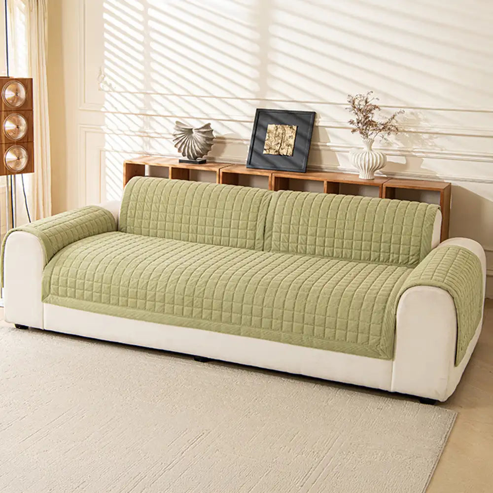Quilted Square Simple Comfortable Sofa Protector Non-Slip Couch Cover – Couch Cover (m… | Petix pet supplies for dogs and cats