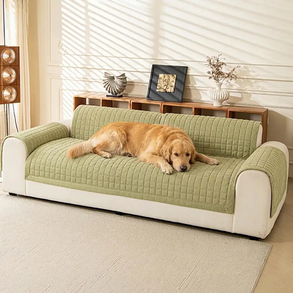 Quilted Square Simple Comfortable Sofa Protector Non-Slip Couch Cover – Couch Cover (v… | Petix pet supplies for dogs and cats