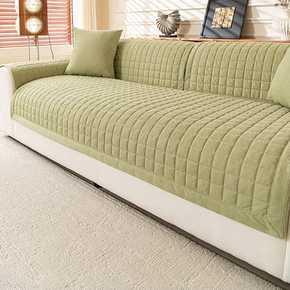Quilted Square Simple Comfortable Sofa Protector Non-Slip Couch Cover – Couch Cover (v… | Petix pet supplies for dogs and cats