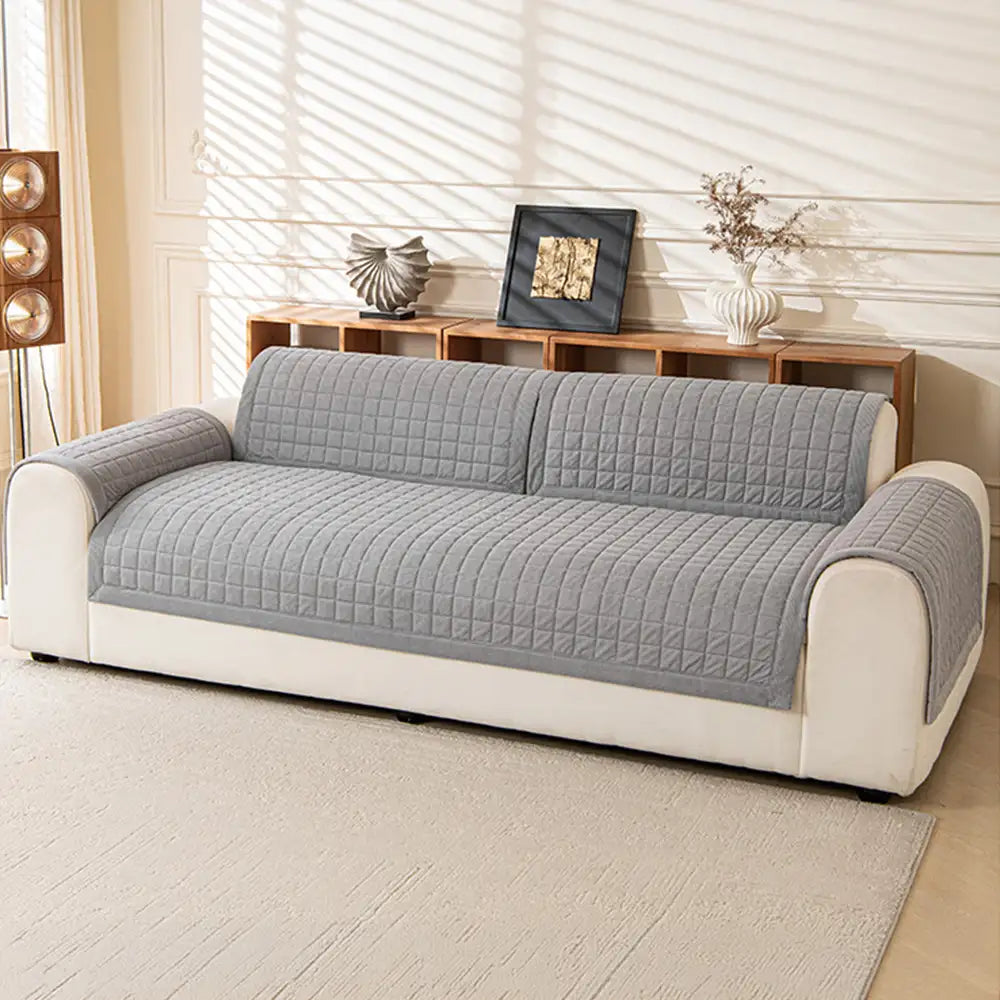 Quilted Square Simple Comfortable Sofa Protector Non-Slip Couch Cover – Couch Cover (v… | Petix pet supplies for dogs and cats