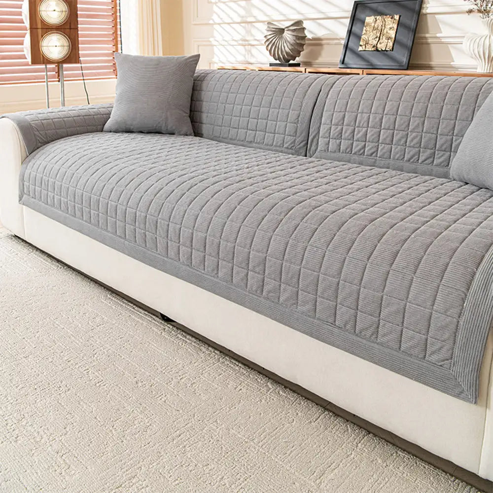 Quilted Square Simple Comfortable Sofa Protector Non-Slip Couch Cover – Couch Cover (v… | Petix pet supplies for dogs and cats