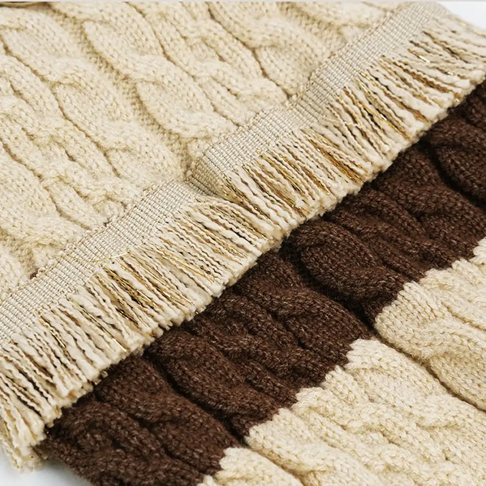 Retro Cable Knit Dachshund And Small To Medium-Sized Dog Sweater – Dog Apparel (main) | Petix pet supplies for dogs and cats