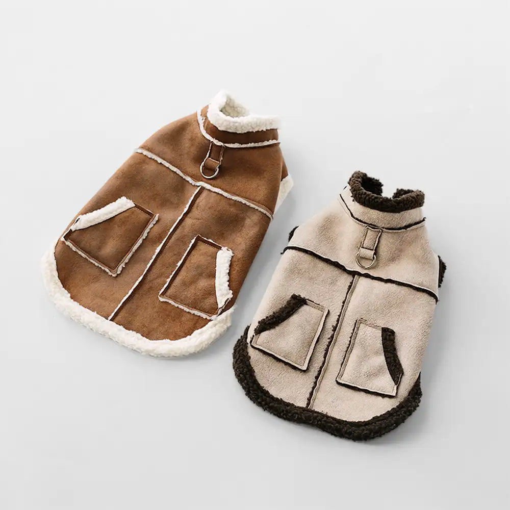 Retro Suede Dog Vest For Small Dogs – Dog Apparel (view 11) | Petix pet supplies for dogs and cats