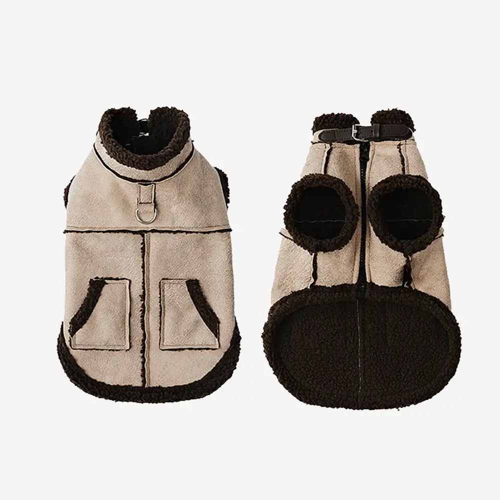 Retro Suede Dog Vest For Small Dogs – Dog Apparel (view 13) | Petix pet supplies for dogs and cats