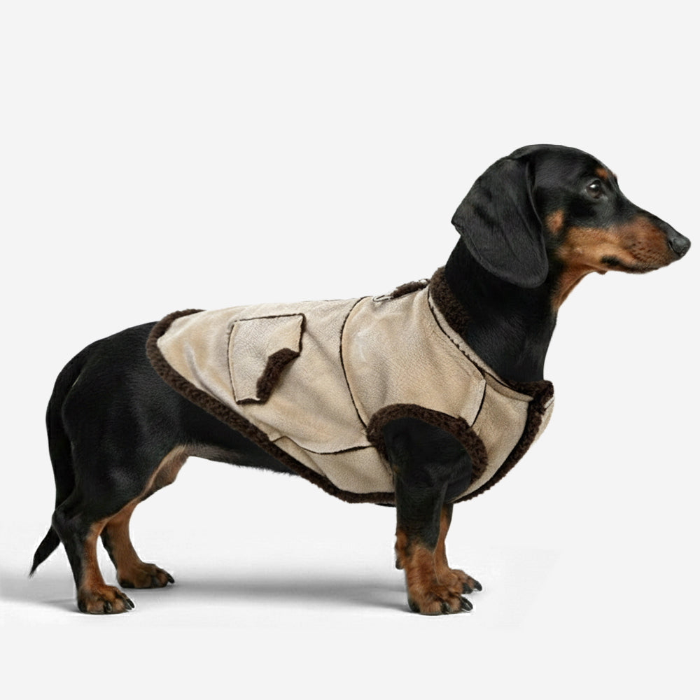Retro Suede Dog Vest For Small Dogs – Dog Apparel (view 14) | Petix pet supplies for dogs and cats