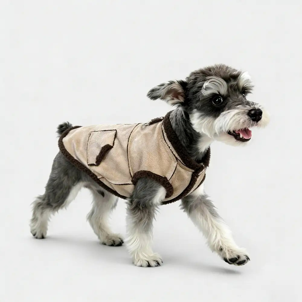 Retro Suede Dog Vest For Small Dogs – Dog Apparel (view 16) | Petix pet supplies for dogs and cats