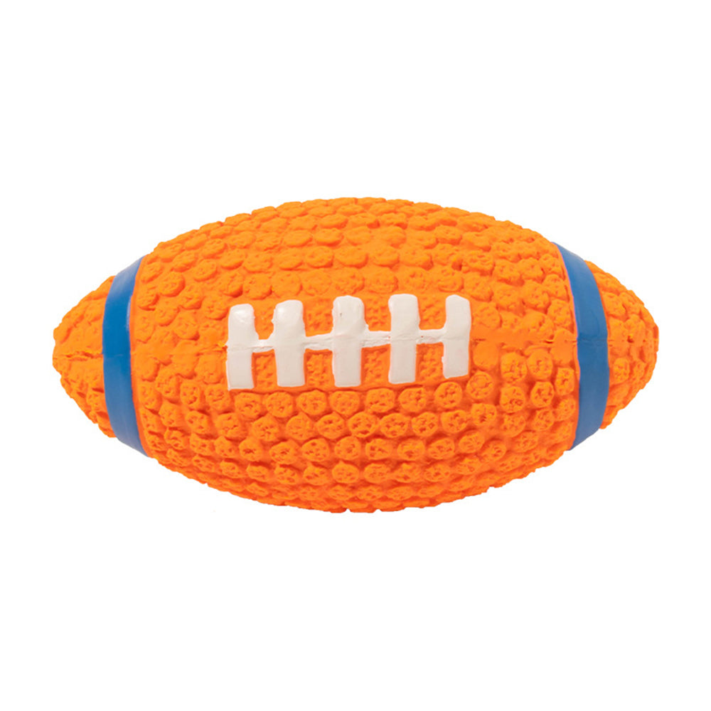 Rugby Dog Chew Toy with Squeaky – Dog Toys (view 7) | Petix pet supplies for dogs and cats