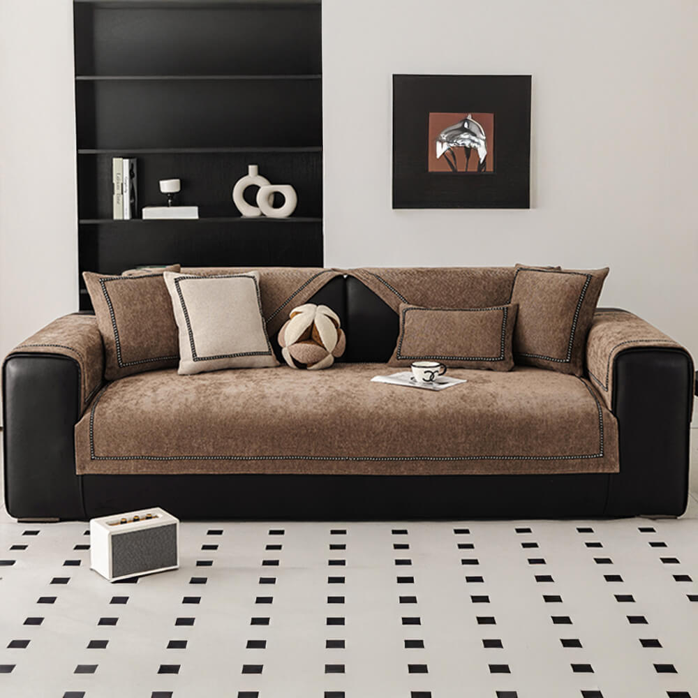Simple Modern Jacquard High-Weight Non-Slip Chenille Recliner Slipcover – Couch Cover… | Petix pet supplies for dogs and cats