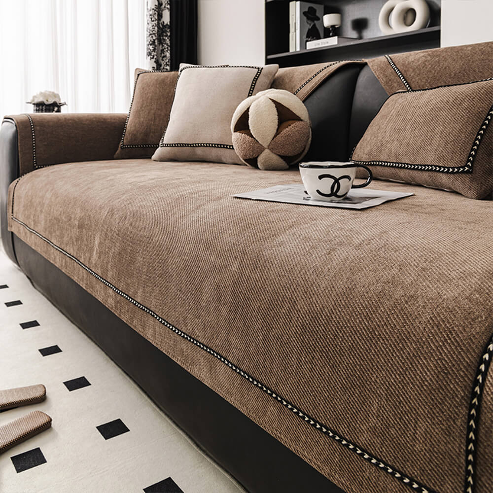 Simple Modern Jacquard High-Weight Non-Slip Chenille Outdoor Couch Cover – Couch Cover… | Petix pet supplies for dogs and cats