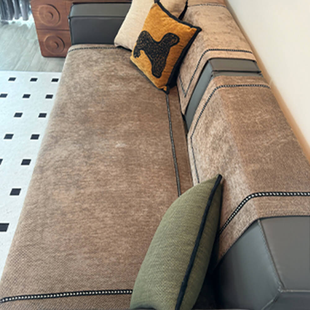 Simple Modern Jacquard High-Weight Non-Slip Chenille Outdoor Couch Cover – Couch Cover… | Petix pet supplies for dogs and cats