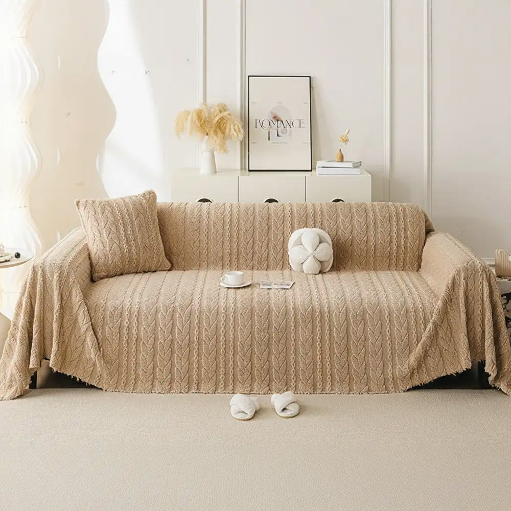 Simple Thickened Soft Fleece Fabric Sofa Protection Couch Cover – Couch Cover (view 12) | Petix pet supplies for dogs and cats