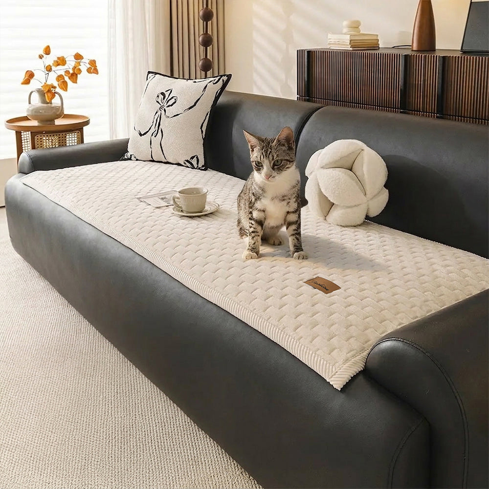 Soft Plush Scratch-Resistant Pet Mat Non-Slip Couch Cover – Couch Cover (view 10) | Petix pet supplies for dogs and cats