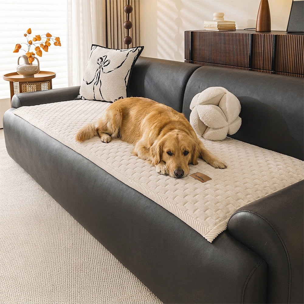 Soft Plush Scratch-Resistant Pet Mat Non-Slip Couch Cover – Couch Cover (view 8) | Petix pet supplies for dogs and cats