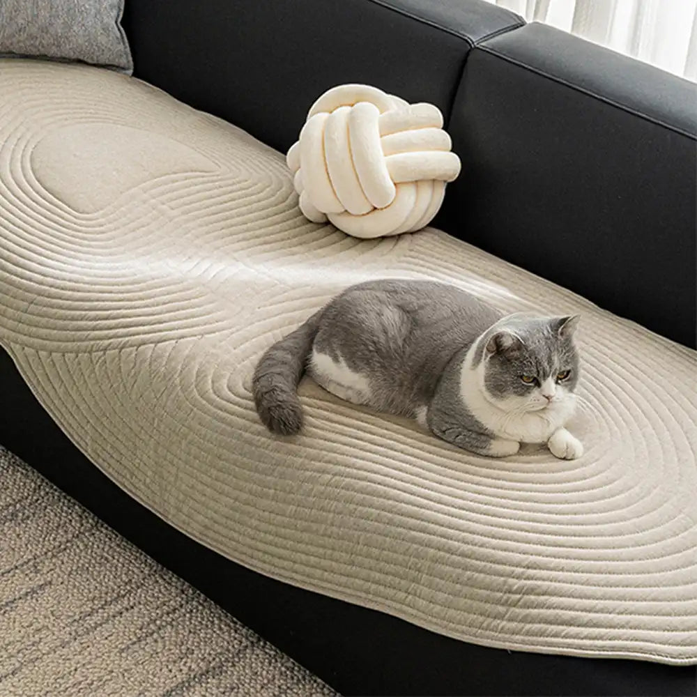 Soft Pure Cotton Sofa Protection Non-slip Couch Cover – Couch Cover (view 3) | Petix pet supplies for dogs and cats