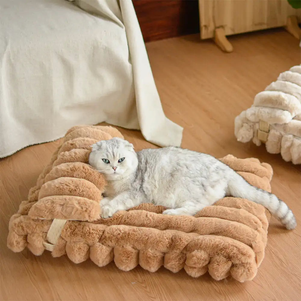 Softness Faux Rabbit Fur Warming Pillow Dog Bed - Cozy Cloud – Dog Beds (main) | Petix pet supplies for dogs and cats