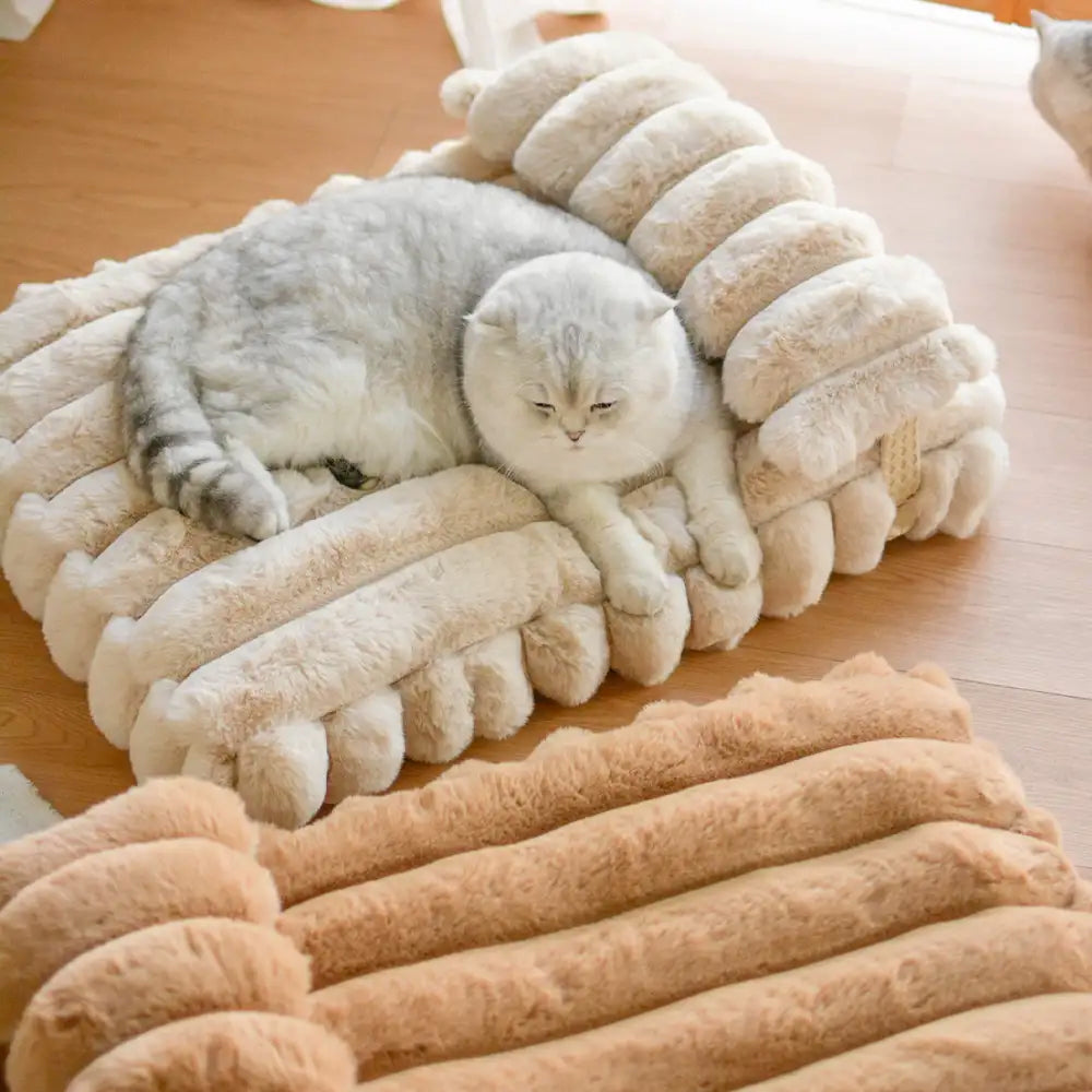 Softness Faux Rabbit Fur Warming Pillow Dog Bed - Cozy Cloud – Dog Beds (view 2) | Petix pet supplies for dogs and cats