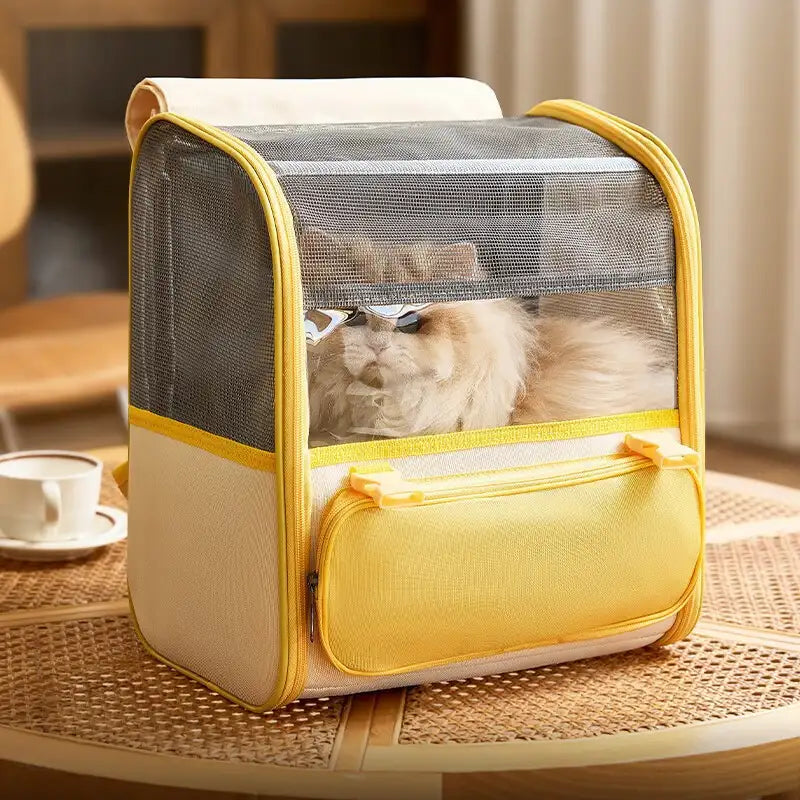 Spacious Lightweight Cat Carrier Backpack with Transparent Window – Pet Carriers & Cra… | Petix pet supplies for dogs and cats
