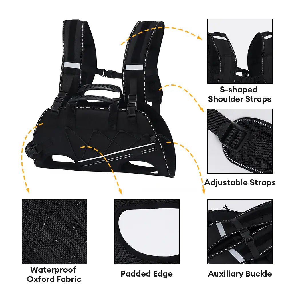 Spine-Friendly Horizontal Dog Backpack Carrier with Adjustable Padded Straps - Legs-Ou… | Petix pet supplies for dogs and cats