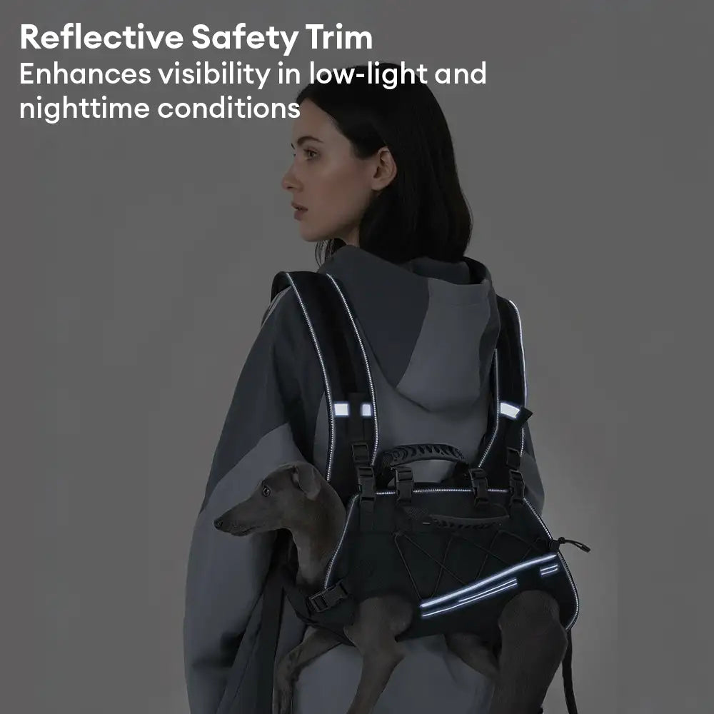 Spine-Friendly Horizontal Dog Backpack Carrier with Adjustable Padded Straps - Legs-Ou… | Petix pet supplies for dogs and cats
