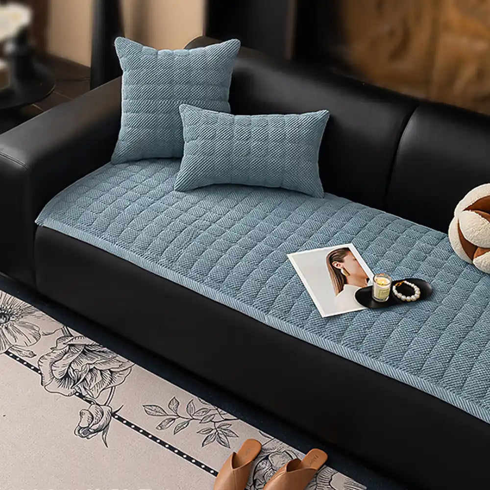 Square Corduroy Anti-Scratch Fabric Pet Friendly Non-Slip Couch Cover – Couch Cover (v… | Petix pet supplies for dogs and cats