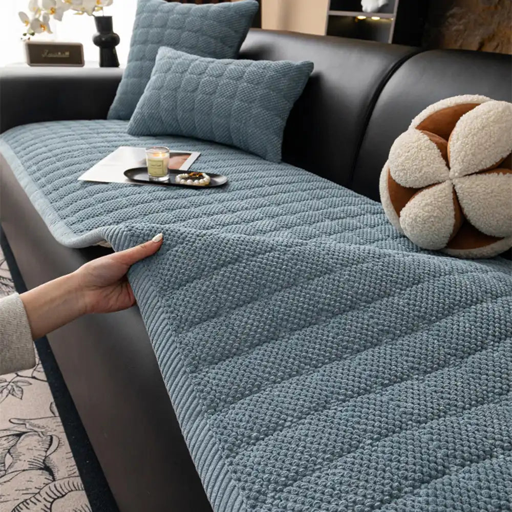 Square Corduroy Anti-Scratch Fabric Pet Friendly Non-Slip Couch Cover – Couch Cover (v… | Petix pet supplies for dogs and cats