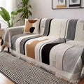 Stripe Art Scratch Resistant Chenille Multifunctional Sofa Protector Couch Cover – Cou… | Petix pet supplies for dogs and cats