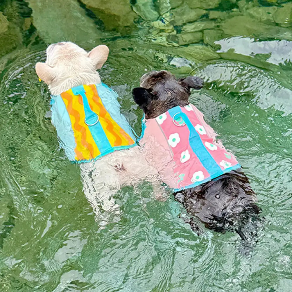 Stylish Color-Blocked Dog Life Jacket – Dog Apparel (main) | Petix pet supplies for dogs and cats