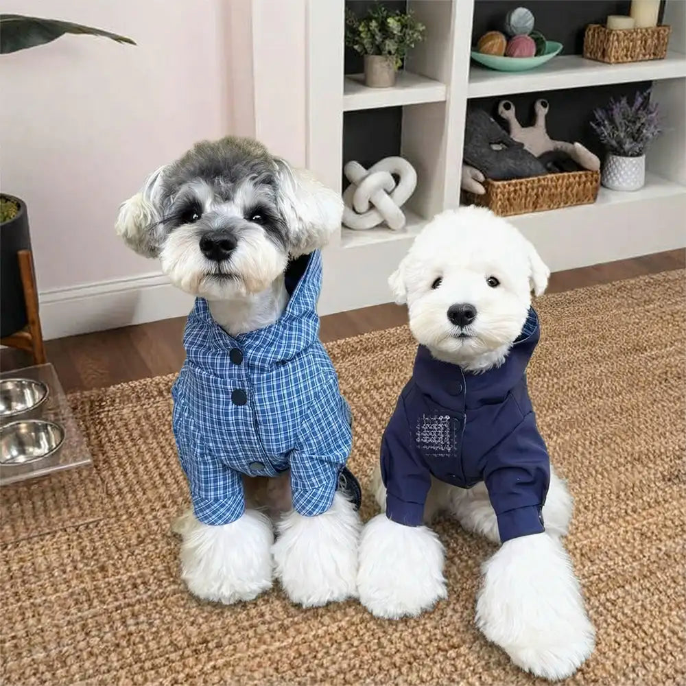 Stylish Dual-Sided Reversible Wear Windproof Outdoor Dog Jacket – Dog Apparel (view 4) | Petix pet supplies for dogs and cats