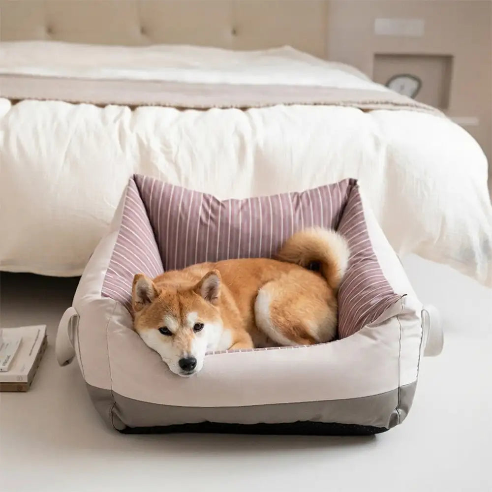 Travel Safety Semi-Enclosed Water-Repellent Dog Car Seat Bed – Dog Car Seat (view 11) | Petix pet supplies for dogs and cats