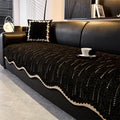 Trendy Chenille Anti-Scratch Elegant Wavy Shaped Couch Cover – Couch Cover (view 8) | Petix pet supplies for dogs and cats