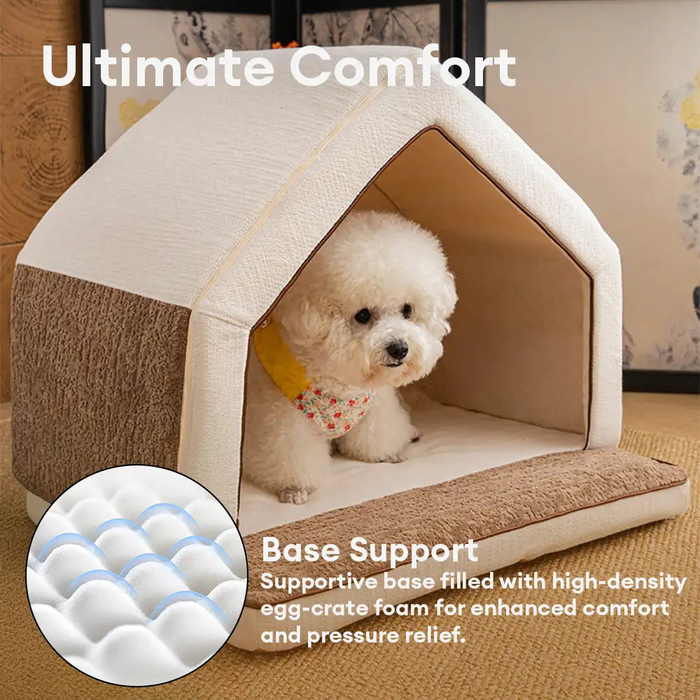 Warming Full Sponge Durable Scratch-Resistant Dog House - SnuggleHome – Dog Beds (view… | Petix pet supplies for dogs and cats