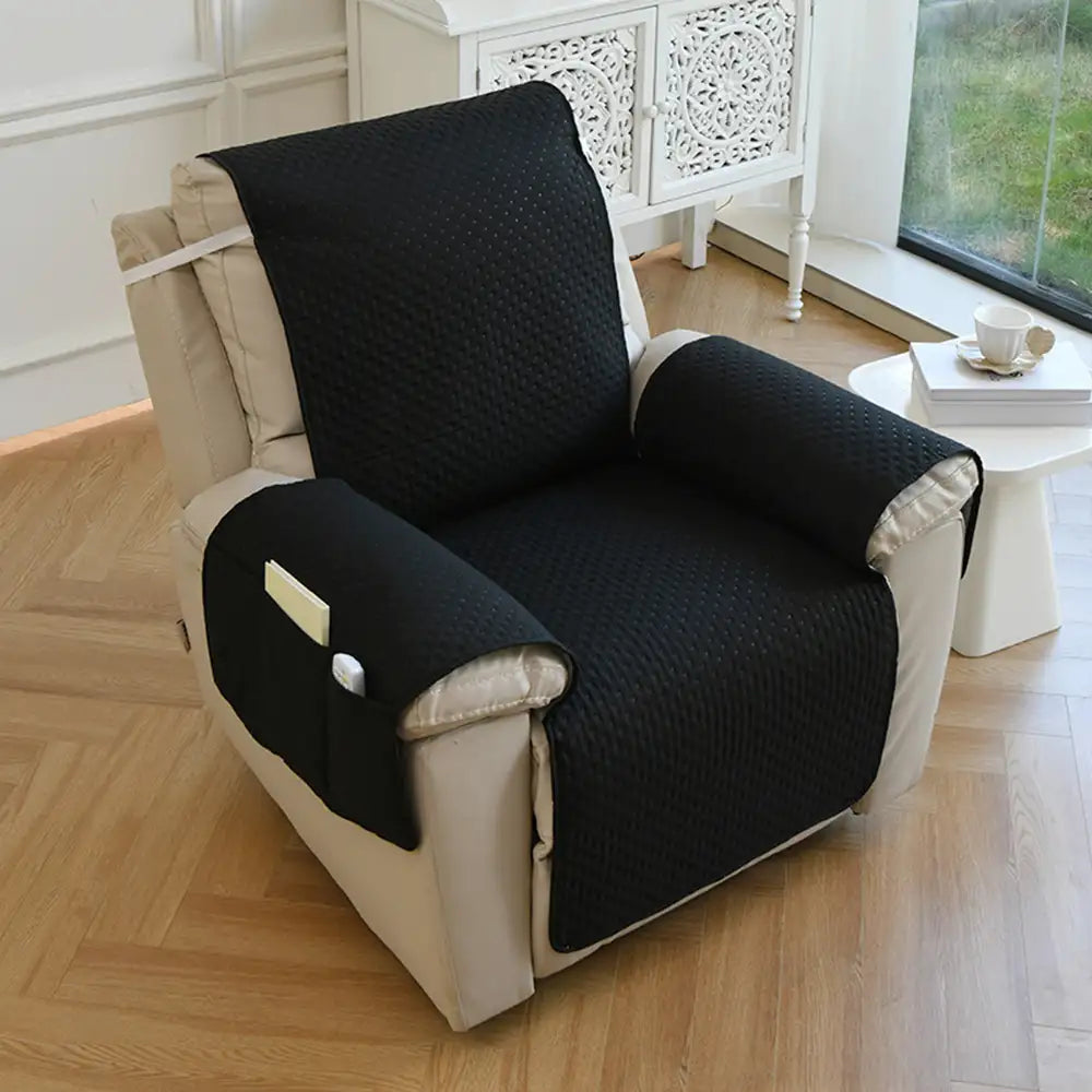 Water-Repellent Solid Color Recliner Chair Cover with Elastic Straps – Couch Cover (vi… | Petix pet supplies for dogs and cats