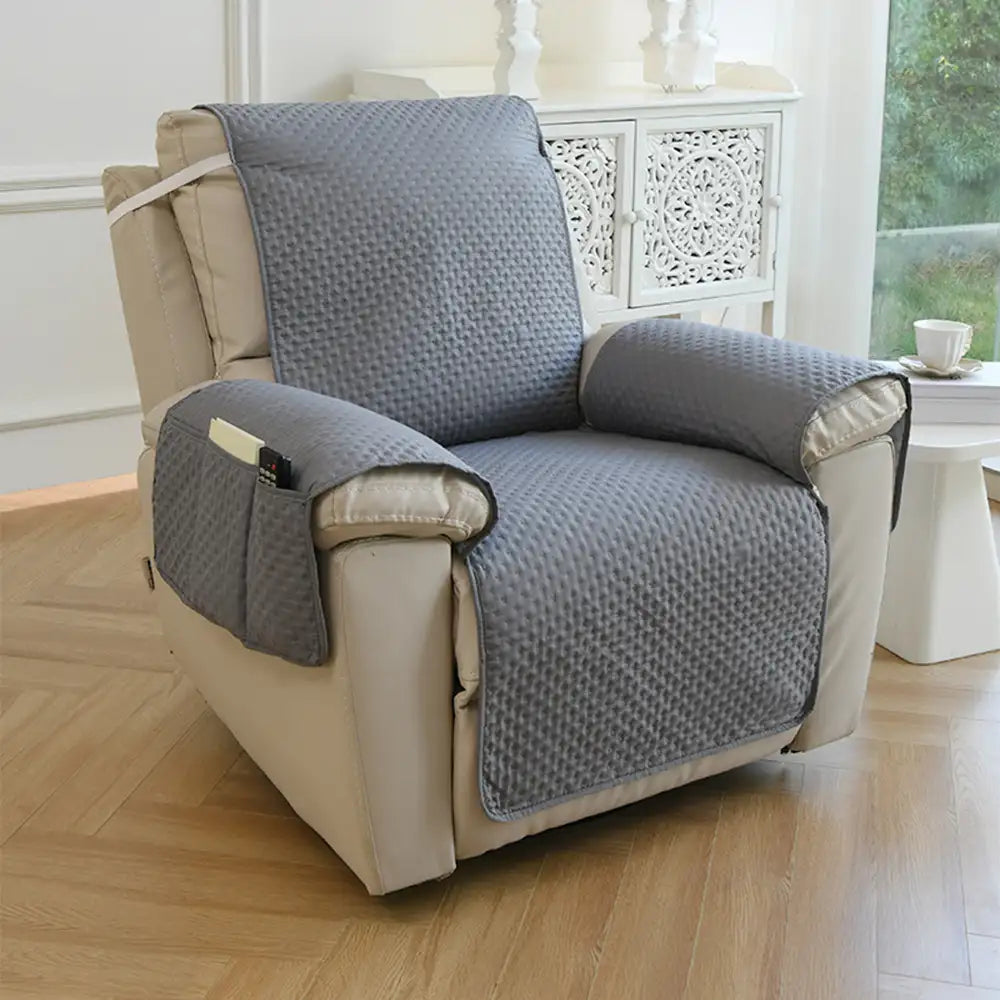 Water-Repellent Solid Color Recliner Chair Cover with Elastic Straps – Couch Cover (vi… | Petix pet supplies for dogs and cats
