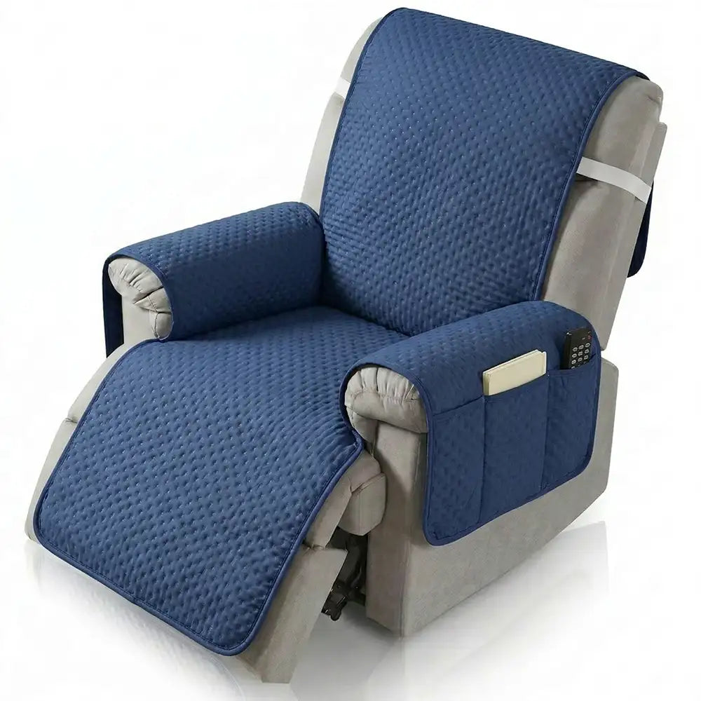 Water-Repellent Solid Color Recliner Chair Cover with Elastic Straps – Couch Cover (vi… | Petix pet supplies for dogs and cats