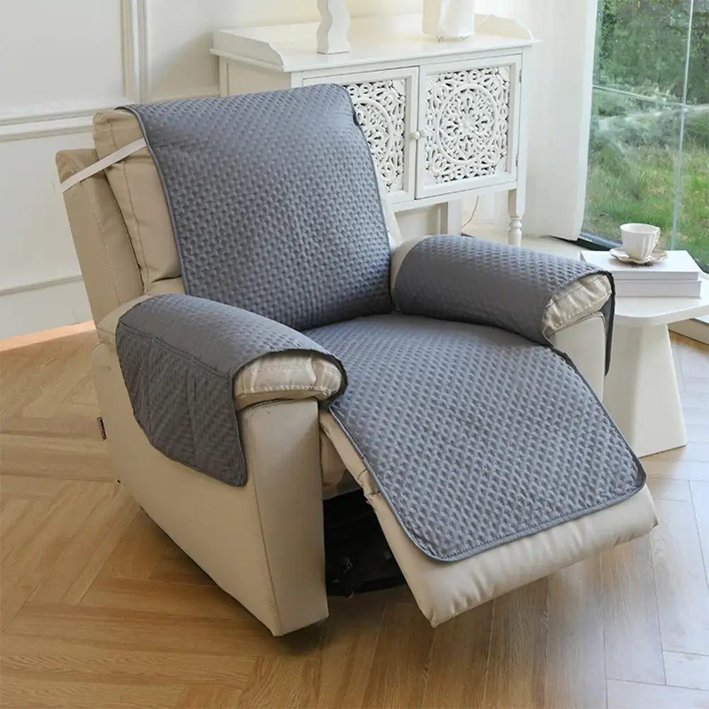Water-Repellent Solid Color Recliner Chair Cover with Elastic Straps – Couch Cover (vi… | Petix pet supplies for dogs and cats